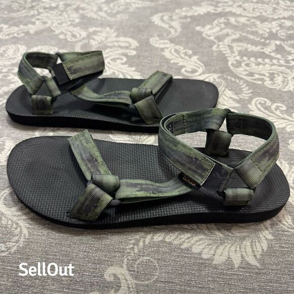 Teva Men\'s Original Universal Sandals Size 12 Standard Multicolor Green main image 7